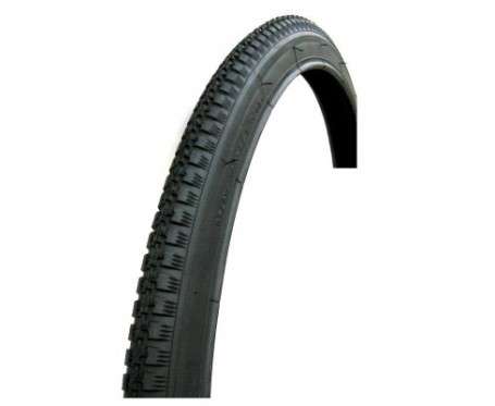 26 x 1 1/2 650-35b Vintage Tyre Black 40-584 + FREE TUBE 26x11/2 CT